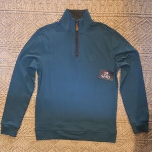 Chaps Men's Blue Zip-Up Sweater